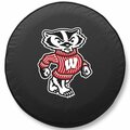 Holland Bar Stool Co 34 x 8 Wisconsin "Badger" Tire Cover TCAWI-BdgBK